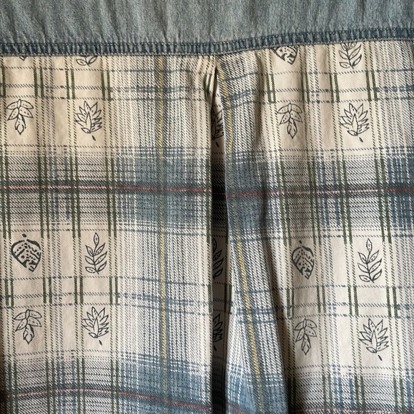 Vintage Public Clothing Company patchwork long sleeve cotton button down - Picture 7 of 7